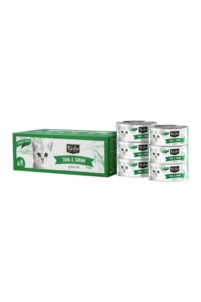 Kit Cat توبيرز منزوعة العظم 6×50 جرام - التونة والجمبري