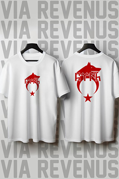 Vordevia Μπλουζάκι Göktürk με στάμπα μπροστά και πίσω, με λαιμόκοψη ποδηλάτου...