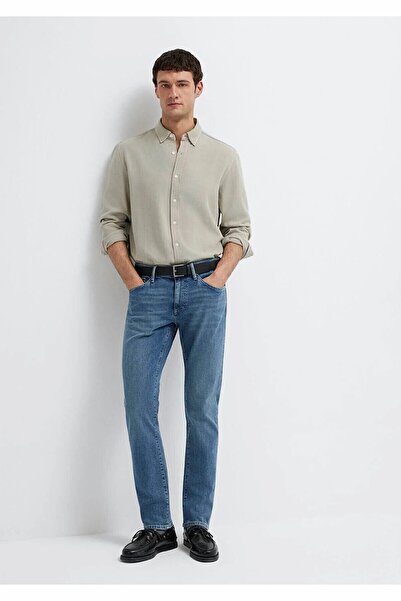 Mavi Men's Gray Jake Mid Smokey Premium Blue Jean 00422A1728-Std