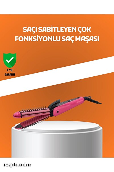 esplendor Fast Heating Curling Iron and Straightener |   Dual Function