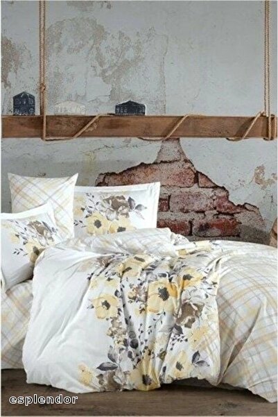 esplendor Hobby Kingsize Poplin Duvet Cover Belinda Yellow