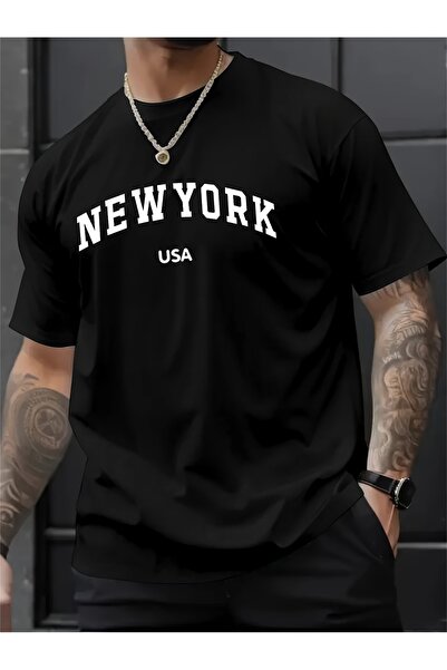 GALASHOP Newyork Printed t Shirt for Men