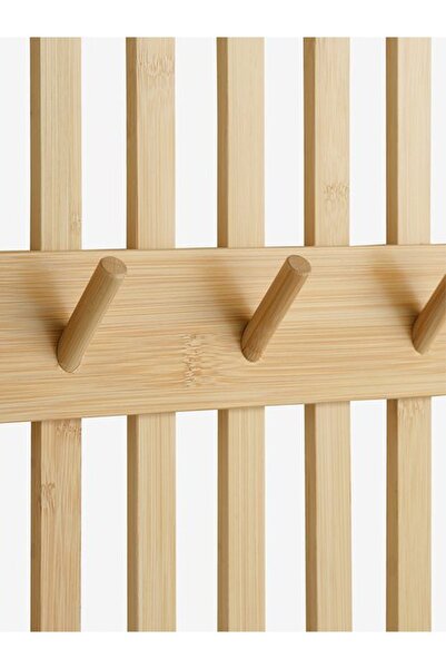 RootRise حامل حائط EGTVED مزود بـ 9 خطافات من الخيزران