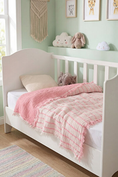 Destiva Home 4 Layer Muslin Baby Blanket 100X120 cm 100% Cotton Double-Sided ...