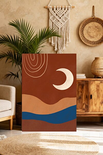 Mgi Design Ελάχιστη διακόσμηση τοίχου με μοντέρνα τέχνη σε καμβά με σχέδιο φε...