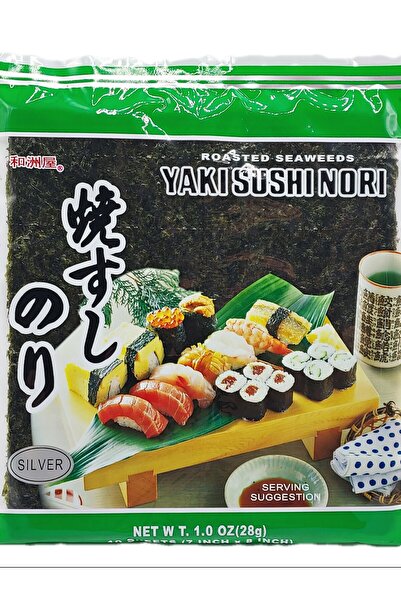 Top Ingrediente Φύλλα φυκιών για σούσι - 10 τεμάχια - 18 εκ. x 20 εκ.