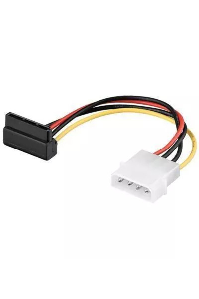 OEM Cablu adaptor sata 90 grade la molex 5.25 4 pini Goobay