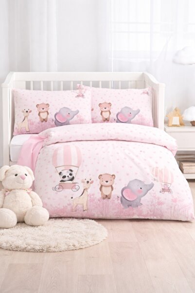 Pure Boutique Baby girl crib bedding 3 pieces 100% cotton children's crib set...