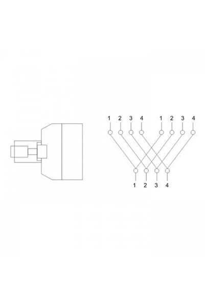 OEM Adaptor telefonic 6P4C RJ11 tata la 2 mama