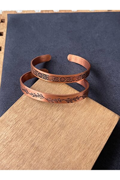 Rupen Kraft 2 Piece Copper Combination Bracelet 100% Copper Bracelet Handmade...