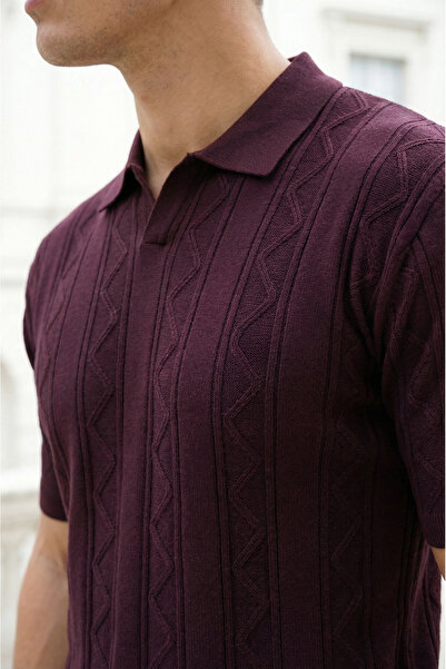 SAYZEN YOUR SHİNE Tricou cu guler polo cu imprimeu SAYZEN