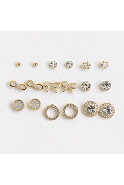 OEM Cercei aurii pentru femei, diverse modele, cu strasuri strălucitoare - 9 ...