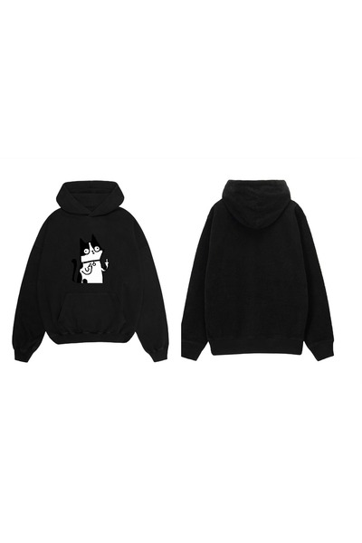 ELFERA Cat Printed Sweatshirt