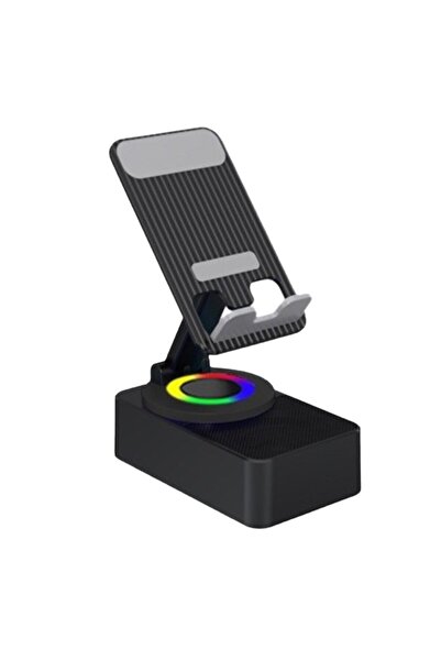 Flippy Suport de telefon cu difuzor Bluetooth, Flippy, 360 °   Rotativ, USB T...