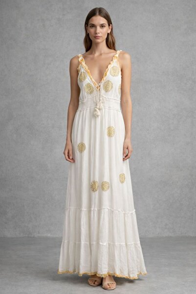 Generic Bohemian Maxi Dress, Sleeveless