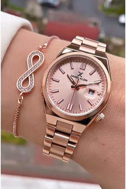 Daniel Klein Marka Orijinal - Rose Gold Renk- 2 Yıl Garantili Kadın Kol Saati...