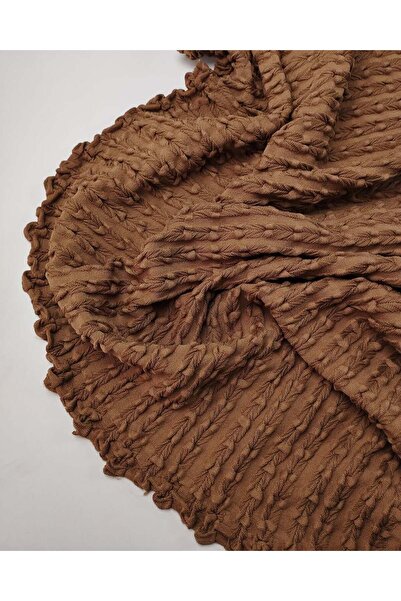 Kumaş Parça Кавово-жовта джерсі тканина, 140x185 см