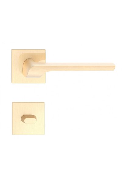 THG COMO (ZOYA) Σατέν Χρυσή Λαβή Πόρτας με Ροζέτα WC