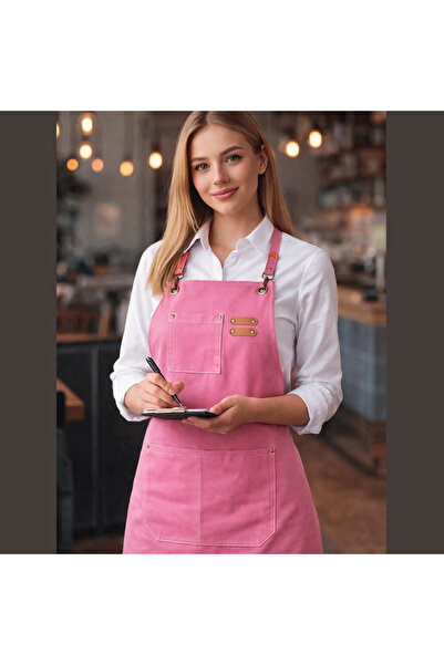 PriStyle Durable Denim Cotton Apron, Universal Adjustable Size, PriStyle®