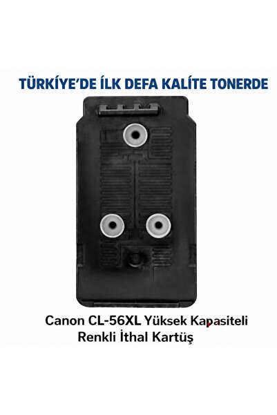 ORATEK Canon Pixma E414 / CL-56XL Renkli Yüksek Kapasite Tıpalı İthal Muadil ...