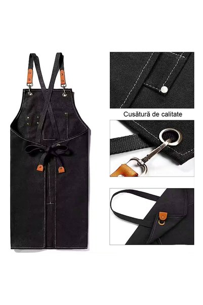 PriStyle Sort din Bumbac Rezisent Tip Denim, Marime Universala Reglabila, PriStyle®