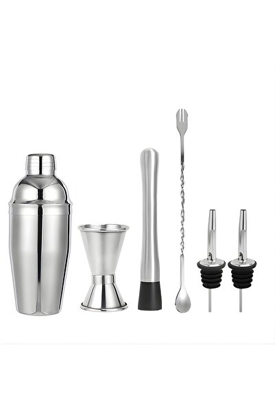 Flippy Σετ Προετοιμασίας Κοκτέιλ για Μπάρμαν, Flippy, 6 Τεμάχια, Ανοξείδωτο Α...