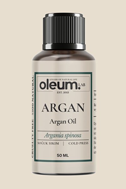 Oleum Lab زيت الأرغان 50 مل نقي 100% وفعال علاجيًا