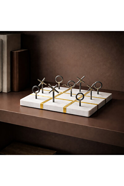 B OAK إكسسوار ديكور يدوي الصنع - لعبة تيك تاك تو