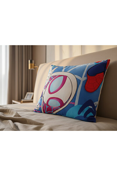 Taç Zorluteks Flannel Spiderman Gwen Pillowcase 50X70 cm – 100% Cotton, Singl...