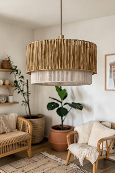 kepalight Ev Dekorasyonu Handmade Sarkıt Aydınlatma İskandinav Rustik Tarz Bo...