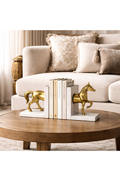 B OAK Handmade Deco Bookend-Horse