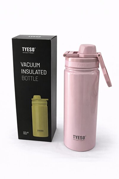 OEM TYESO stainless steel thermos bottle, vacuum insulation, flip-top lid, Du...
