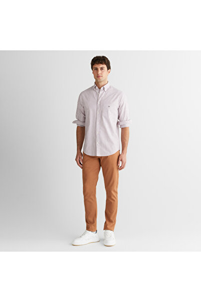 Gant Erkek Kahverengi Slim Fit Pantolon