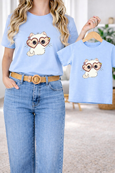 LORVEX Μπλουζάκι Mother Daughter Combination Oversize – Μπλουζάκι με στάμπα M...