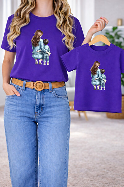 LORVEX Μπλουζάκι Mother Son Combination Oversize – Μπλουζάκι με στάμπα Mother...