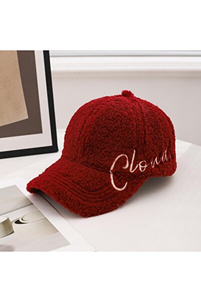 valkyrie Plush Hat Women Men Unisex Winter Hat Cloud Embroidered Adjustable B...