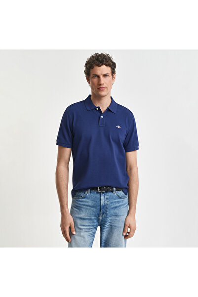 Gant Erkek Lacivert Regular Fit Polo