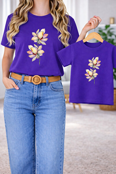 LORVEX Μπλουζάκι Mother Daughter Combination Oversize – Μπλουζάκι με στάμπα M...