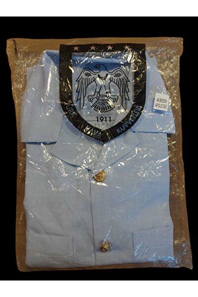kho military design Hava Kuvvetleri Apoletsiz Yazlık (Kısa Kol) Gömlek(46-S B...