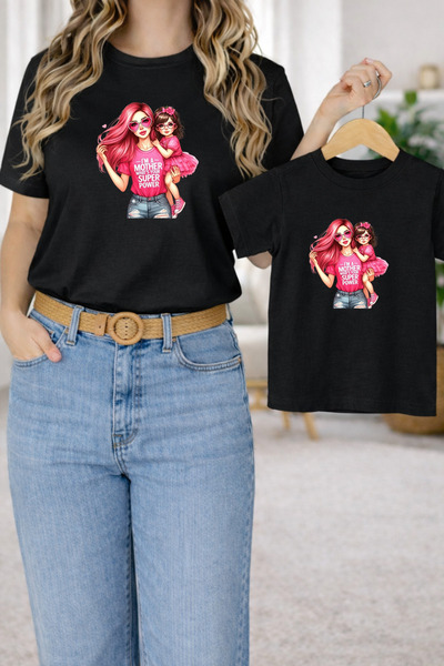 LORVEX Μπλουζάκι Mother Daughter Combination Oversize – Μπλουζάκι με στάμπα M...