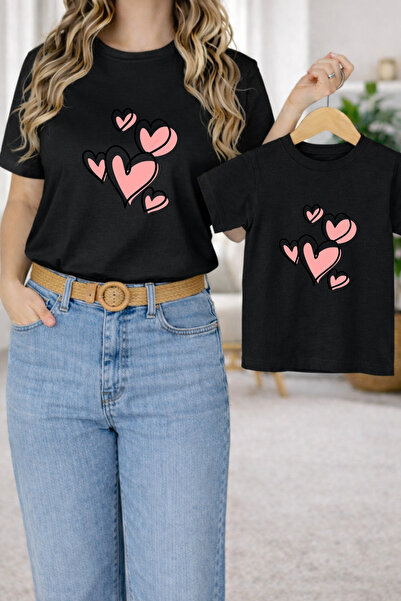LORVEX Μπλουζάκι Mother Daughter Combination Oversize – Μπλουζάκι με στάμπα M...