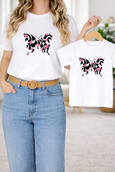 LORVEX Μπλουζάκι Mother Daughter Combination Oversize – Μπλουζάκι με στάμπα M...