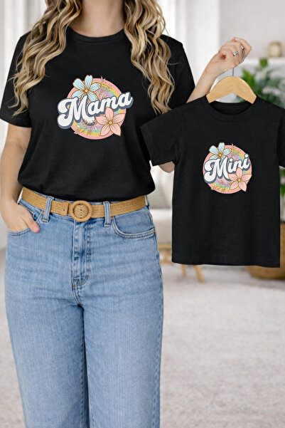 LORVEX Μπλουζάκι Mother Daughter Combination Oversize – Μπλουζάκι με στάμπα M...