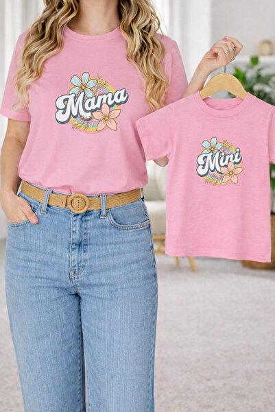 LORVEX Μπλουζάκι Mother Daughter Combination Oversize – Μπλουζάκι με στάμπα M...