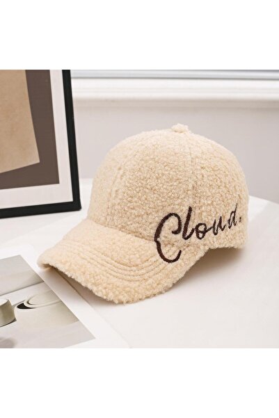 valkyrie Plush Hat Women Men Unisex Winter Hat Cloud Embroidered Adjustable B...