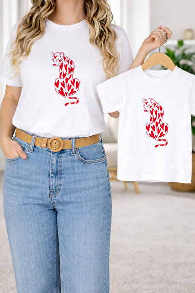 LORVEX Μπλουζάκι Mother Daughter Combination Oversize – Μπλουζάκι με στάμπα M...