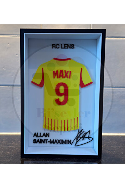 Bi'şeyler Sepeti Allan Saint-Maximin - RC Lens - Forma İmzalı Çerçeve Hediyel...