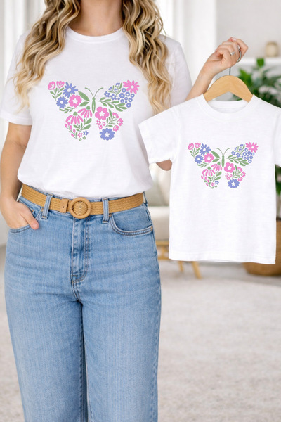 LORVEX Μπλουζάκι Mother Daughter Combination Oversize – Μπλουζάκι με στάμπα M...