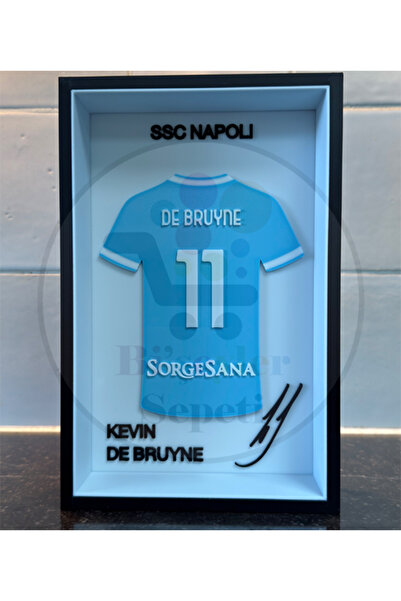 Bi'şeyler Sepeti Kevin De Bruyne - SSC Napoli - Forma İmzalı Çerçeve Hediyeli...