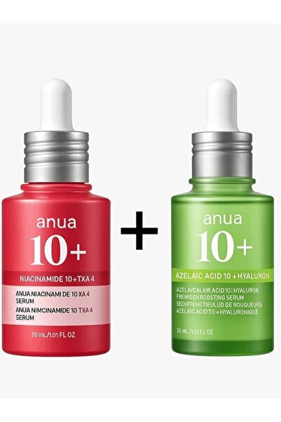 ANUAA Niacinamide 10% + TXA 4% Serum + Azelaic Acid 10 Hyaluron Acid Redness ...